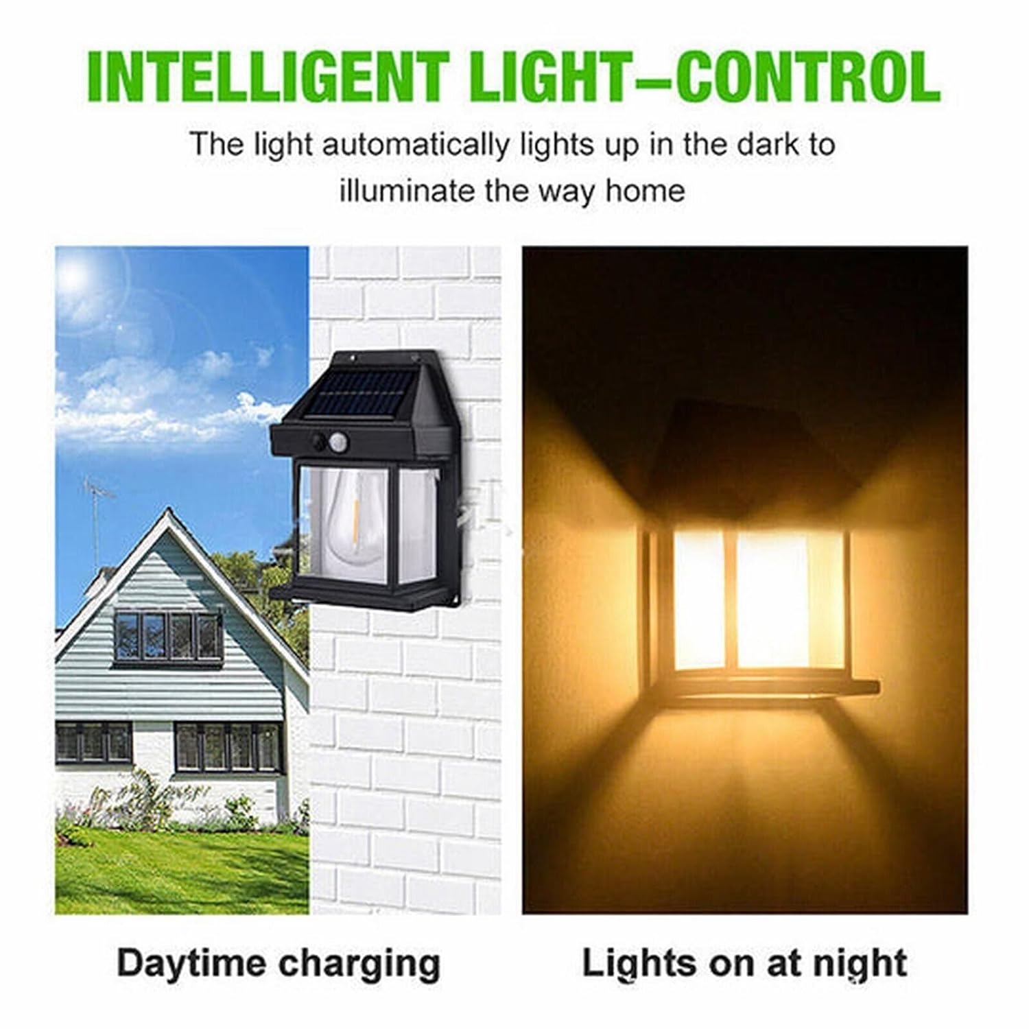 KRIKU EXPO New Wireless Dusk to Dawn Motion Sensor LED Wall Sconce, Solar Light Outdoor Wall Light, Solar Lamp with Motion Sensor, Waterproof Outdoor Lamp for Garden, Patio, Yard- Multi Color