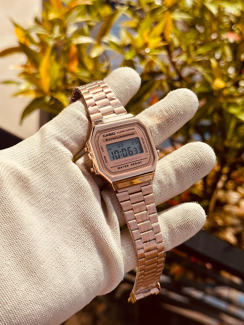 Ladies Classic Vintage Rosegold Watch With Extra remium Quality